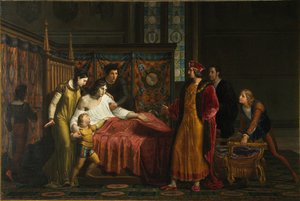 Carlo VIII visita Gian Galeazzo Sforza a Pavia nel 1494, 1816-1818 da Pelagio Palagi