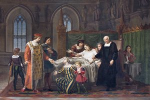 Carlo VIII visita Gian Galeazzo Sforza nel Castello di Pavia