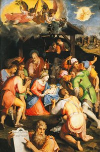 Adorazione dei pastori, di Pellegrino Tibaldi