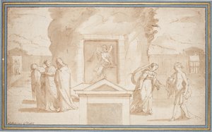 Le donne alla tomba di Cristo e Noli me tangere da Pellegrino Tibaldi