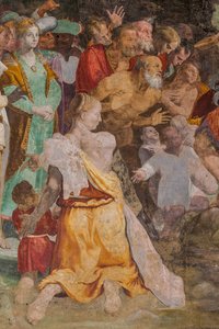 San Giovanni Battista che battezza le persone, Cappella Poggi da Pellegrino Tibaldi