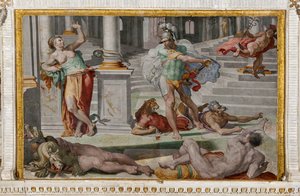 Ulisse e Circe (dettaglio) da Pellegrino Tibaldi