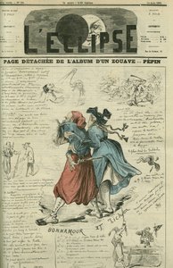 Pagina staccata di un album di Zuavi. Copertina in "L