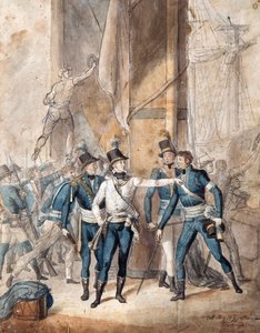 Principe Carlo XIII di Svezia alla battaglia di Hogland il 17 luglio 1788 da Per  Krafft