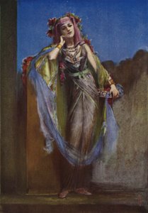 Una danzatrice egiziana da Percy Anderson
