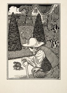 Un compagno fedele, da A Hundred Anecdotes of Animals, pub. 1924 da Percy J. Billingshurst