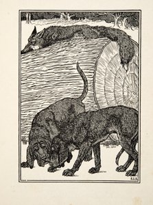 Astuto come una volpe, da A Hundred Anecdotes of Animals, pub. 1924 da Percy J. Billingshurst