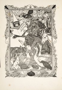 Frontespizio, da A Hundred Anecdotes of Animals, pub. 1924 da Percy J. Billingshurst