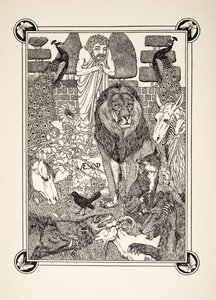 Frontespizio, da Cento favole di Esopo, pub.1903
