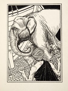 Nobile perseveranza, da Cento aneddoti di animali, pub. 1924 da Percy J. Billingshurst