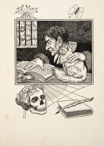 Sonnini e il suo gatto, da Cento aneddoti di animali, pub. 1924 da Percy J. Billingshurst