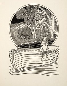 Il cacciatore catturato, da Cento aneddoti di animali, pub. 1924 da Percy J. Billingshurst
