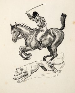 Il cavallo e il levriero, da Cento aneddoti di animali, pub. 1924