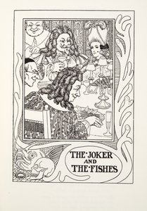 Il Giullare e i Pesci, da Favole di Fontaine, pub. 1905 (incisione) da Percy J. Billingshurst
