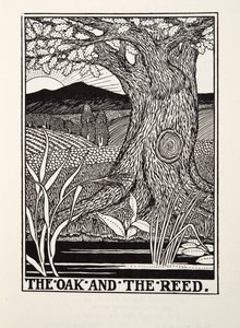 La quercia e la canna, dalle Favole di Fontaine da Percy J. Billingshurst