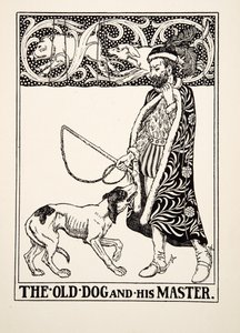 Il vecchio cane e il suo padrone, da Cento favole di Esopo, pub.1903