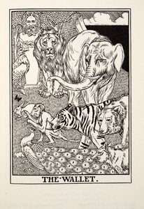 Il portafoglio, da Fontaine Fables, pub. 1905 da Percy J. Billingshurst