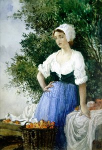 La venditrice di arance da Percy Lancaster