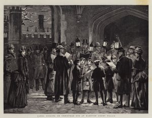 Canti di Natale alla vigilia di Natale a Hampton Court Palace