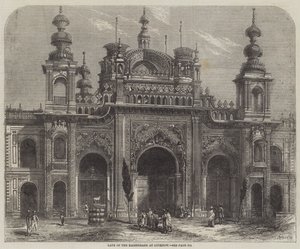 Porta del Kaiserbagh a Lucknow da Percy Macquoid