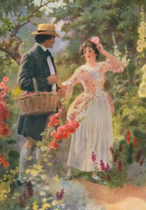 Illustrazione per Adam Bede di George Eliot (litografia a colori)