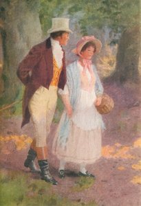 Illustrazione per Adam Bede di George Eliot (litografia a colori)