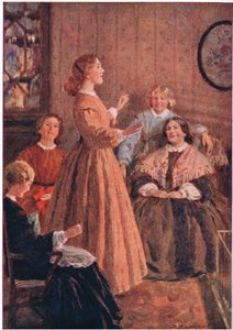 "Pensate alle vostre misericordie, bambini, pensate alle vostre misericordie", da Piccole Donne pubblicato da Associated Newspapers Limited, c.1940 da Percy Tarrant