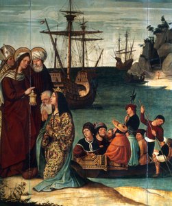 Predicazione di Santa Maddalena a Marsiglia, 1526 da Pere Mates