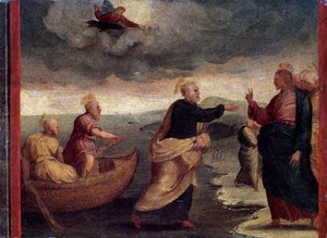 La chiamata dei santi Pietro e Andrea (dettaglio) da Perino del Vaga