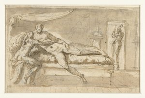 Amore e Psiche in una stanza da Perino del Vaga (possibly)
