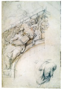 Decorazione di una parete sopra un arco d