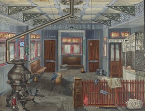 Interno della Stazione El da Perkins Harnly