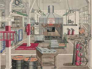 Vasca di Laccatura Giapponese, 1946