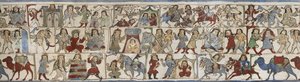 Bicchiere raffigurante lo "Shahnama", Kashan, Iran, Periodo Saljuq da Persian School