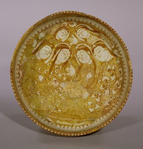 Ciotola, da Kashan, Iran, periodo Selgiuchide, 1211-12 d.C. da Persian School