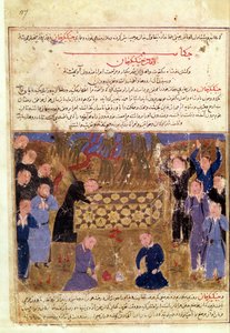Funerale di Gengis Khan, c.1430 da Persian School