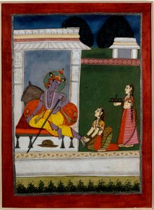 Induismo: Krishna che riposa