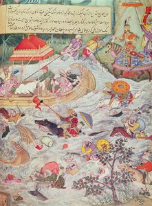 Illustrazione dalla Storia dei Discendenti di Timur da Persian School