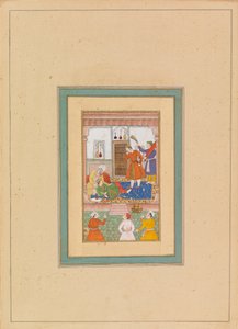Interno con figure da Persian School