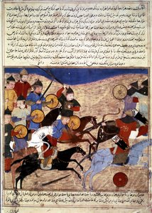 Storia dei MONGOLI: Guerrieri mongoli da Persian School