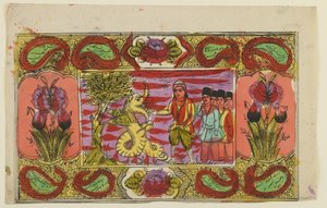 Mosè e il drago, fine XIX secolo da Persian School
