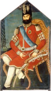 Ritratto di Muhammad Shah da Persian School