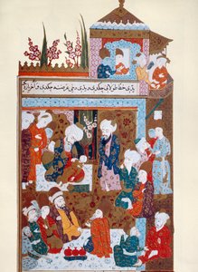 Rumi cura il suo figlio maggiore Arif, fine XVI secolo da Persian School