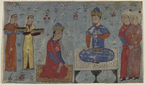 Sindukht davanti a Sam da Persian School