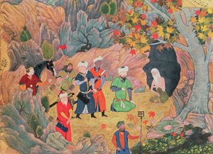Il sultano Iskandar visita un eremita, dal 