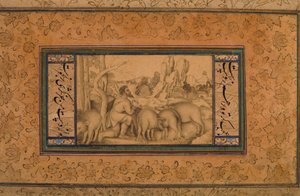 Il figliol prodigo, c.1600 da Persian School