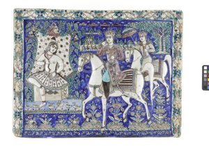 Piastrella da Teheran, XIX secolo da Persian School