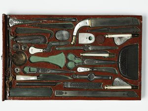 Kit di strumenti raffigurante la Sacra Famiglia, c.1830