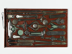 Kit di strumenti raffigurante la Sacra Famiglia, c.1830