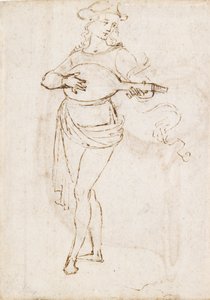 Un suonatore di liuto, fine XV-inizio XVI secolo da Perugino
